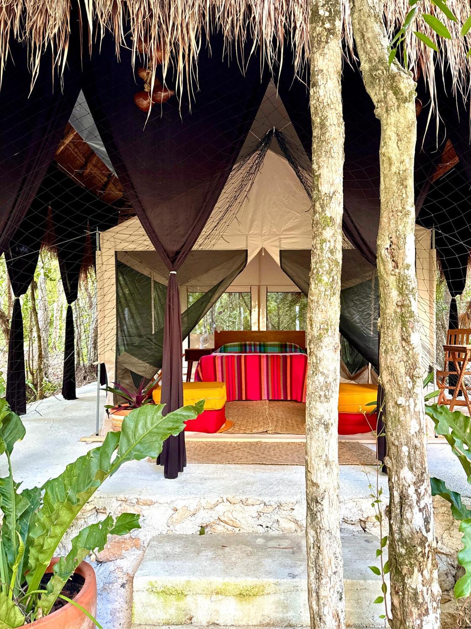 Glamping Bunga Lotus Hotel Тулум Екстериор снимка